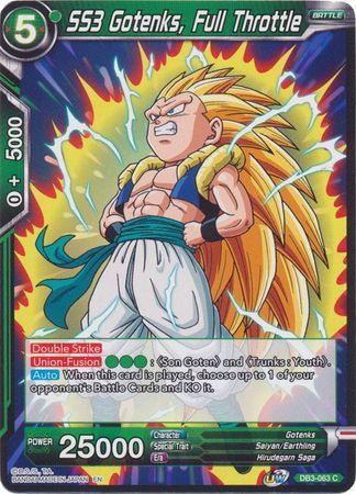 SS3 Gotenks, Full Throttle (DB3-063) [Giant Force] - Doe's Cards