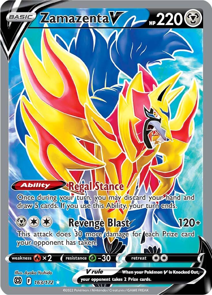 Zamazenta V (163/172) [Sword & Shield: Brilliant Stars] - Doe's Cards