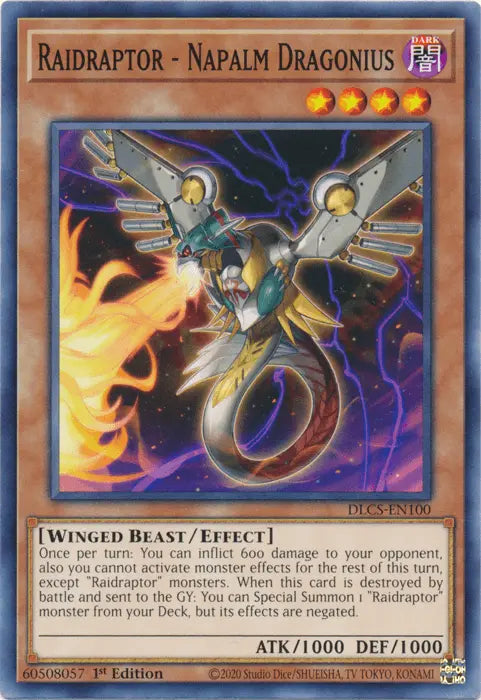 Raidraptor - Napalm Dragonius [DLCS-EN100] Common - Doe's Cards