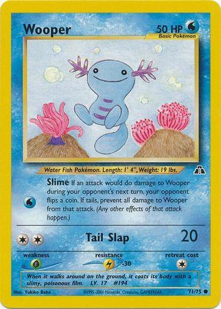 Wooper (71/75) [Neo Discovery Unlimited] - Doe's Cards