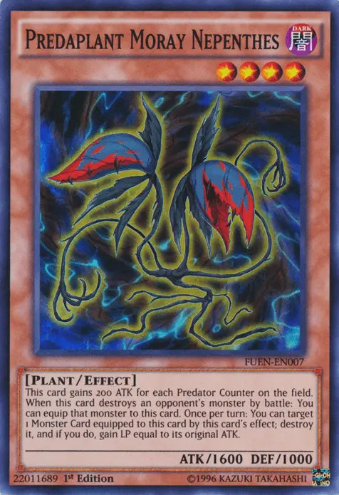 Predaplant Moray Nepenthes [FUEN-EN007] Super Rare - Doe's Cards