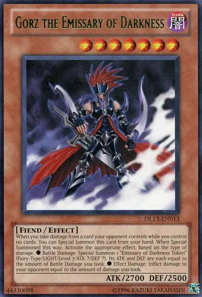 Gorz the Emissary of Darkness (Green) [DL13-EN013] Rare - Doe's Cards