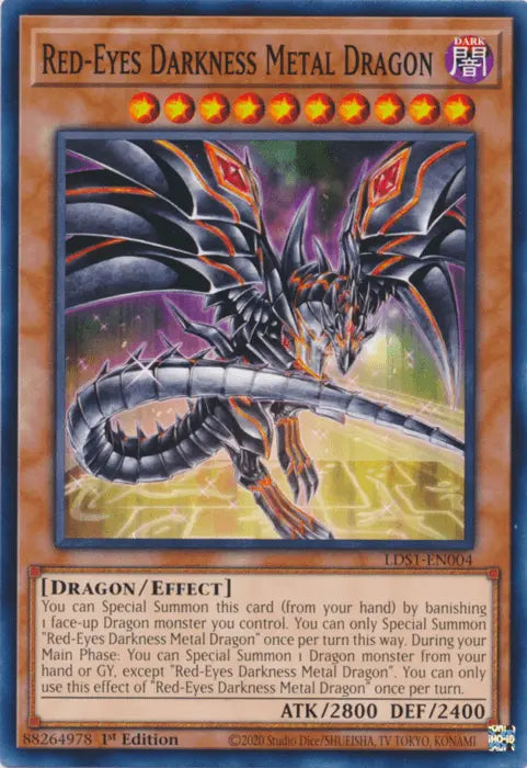 Red-Eyes Darkness Metal Dragon [LDS1-EN004] Common - Doe's Cards