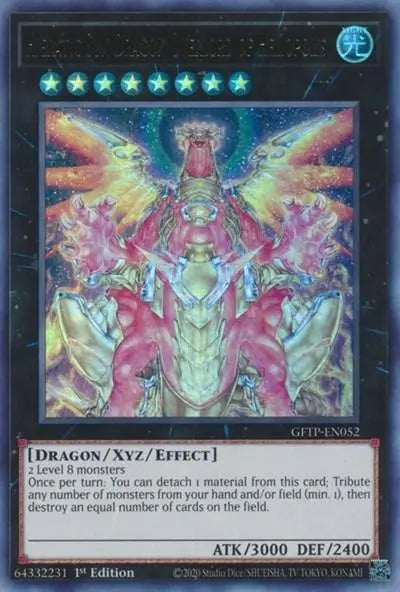 Hieratic Sun Dragon Overlord of Heliopolis [GFTP-EN052] Ultra Rare - Doe's Cards