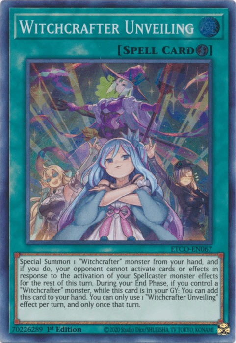 Witchcrafter Unveiling [ETCO-EN067] Super Rare - Doe's Cards