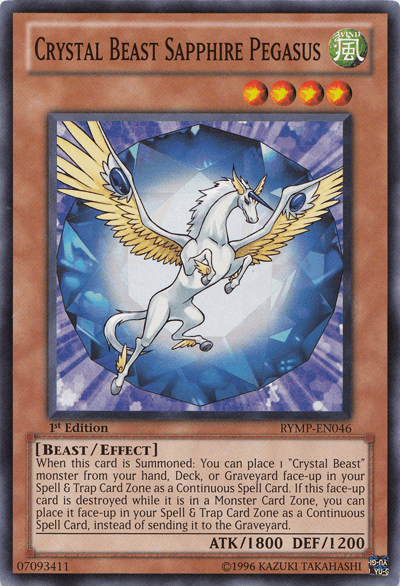 Crystal Beast Sapphire Pegasus [RYMP-EN046] Common - Doe's Cards