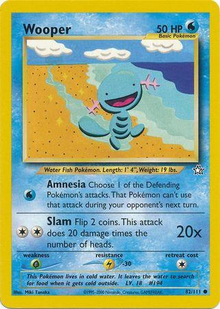 Wooper (82/111) [Neo Genesis Unlimited] - Doe's Cards