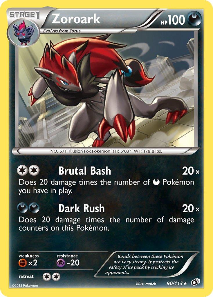 Zoroark (90/113) (Cosmos Holo) (Blister Exclusive) [Black & White: Legendary Treasures] - Doe's Cards