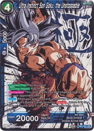 Ultra Instinct Son Goku, the Unstoppable (Alternate Art) (DB1-021) [Special Anniversary Set 2020] - Doe's Cards