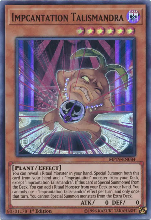 Impcantation Talismandra [MP19-EN084] Super Rare - Doe's Cards