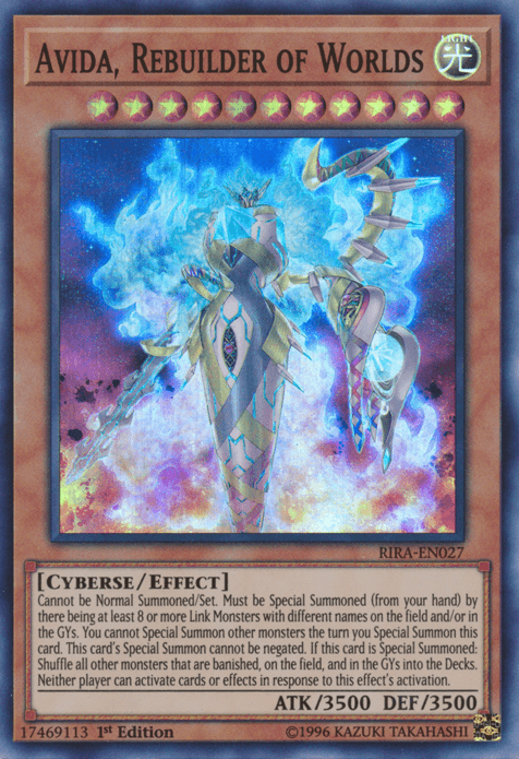 Avida, Rebuilder of Worlds [RIRA-EN027] Super Rare - Doe's Cards