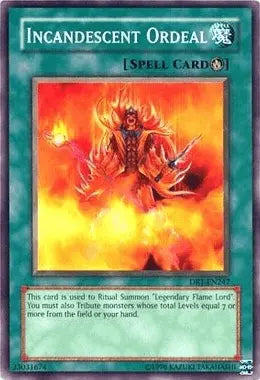 Incandescent Ordeal [DR1-EN247] Common - Doe's Cards