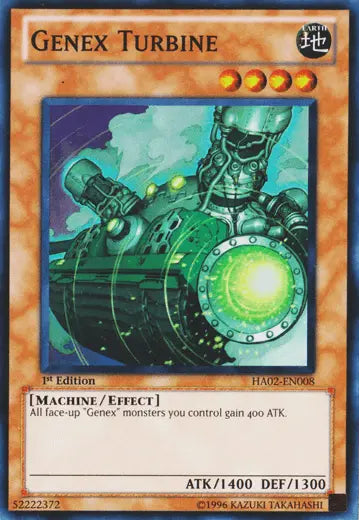 Genex Turbine [HA02-EN008] Super Rare - Doe's Cards