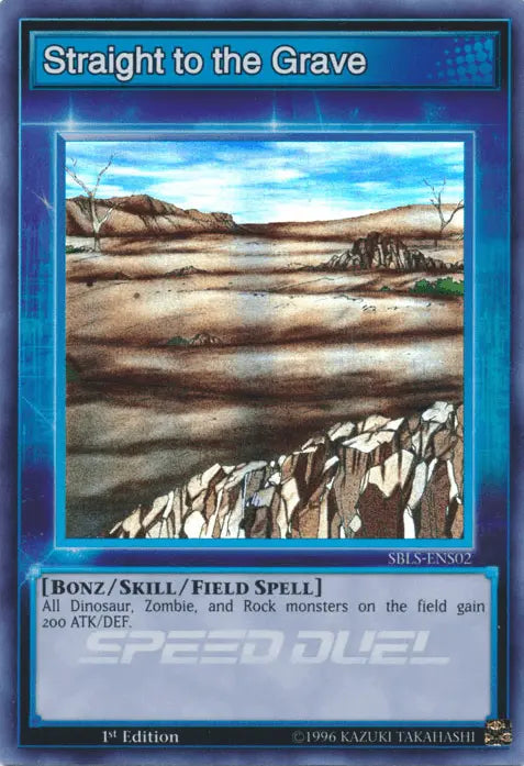 Straight to the Grave [SBLS-ENS02] Super Rare - Doe's Cards