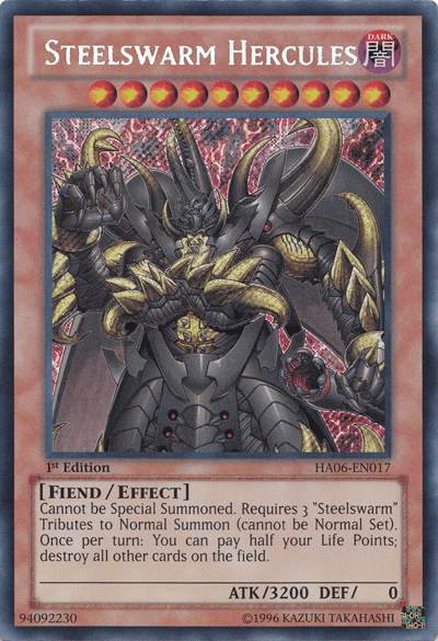 Steelswarm Hercules [HA06-EN017] Secret Rare - Doe's Cards