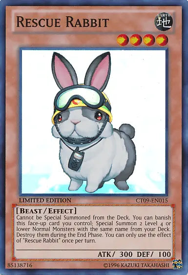 Rescue Rabbit [CT09-EN015] Super Rare - Doe's Cards
