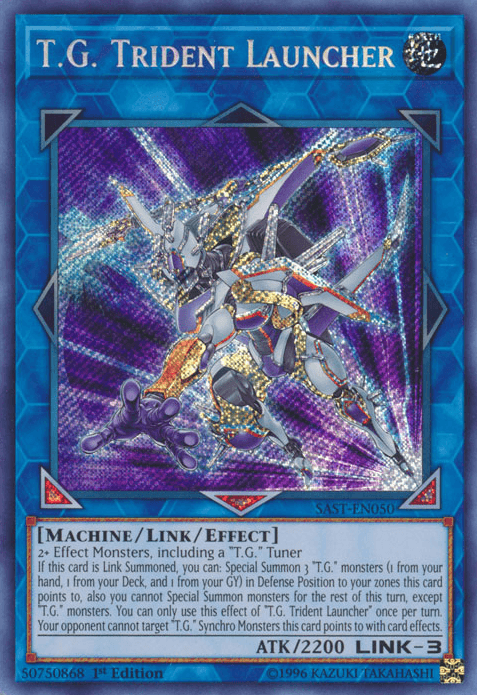 T.G. Trident Launcher [SAST-EN050] Secret Rare - Doe's Cards