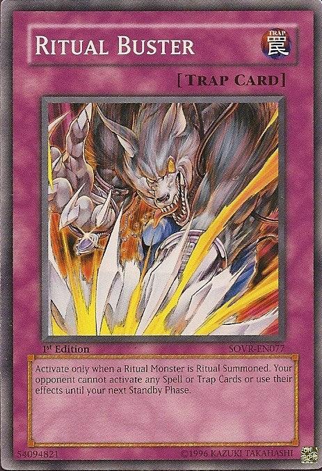 Ritual Buster [SOVR-EN077] Common - Doe's Cards