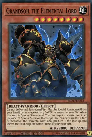Grandsoil the Elemental Lord [FLOD-ENSE1] Super Rare - Doe's Cards