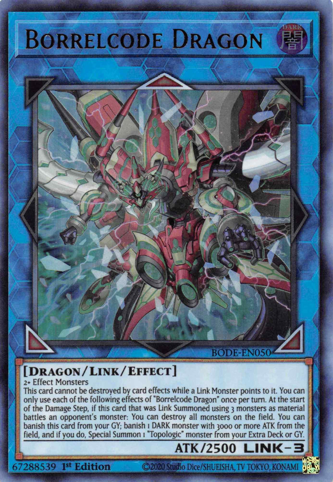 Borrelcode Dragon [BODE-EN050] Ultra Rare - Doe's Cards