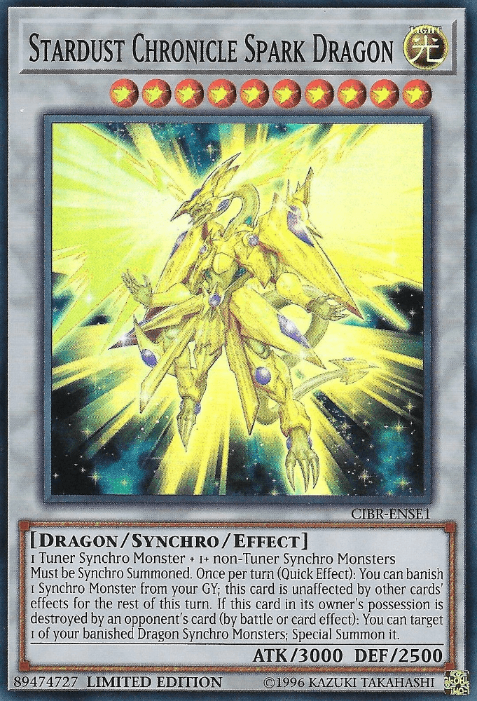 Stardust Chronicle Spark Dragon [CIBR-ENSE1] Super Rare - Doe's Cards