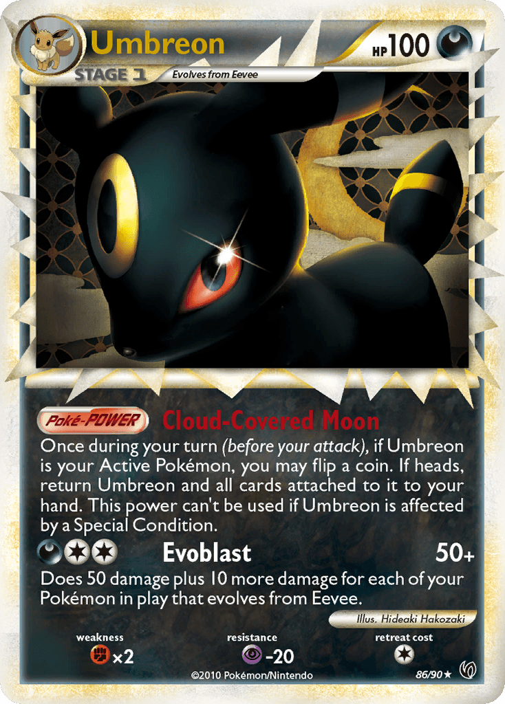 Umbreon (86/90) [HeartGold & SoulSilver: Undaunted] - Doe's Cards