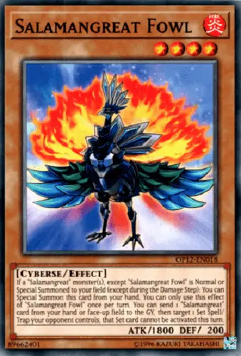 Salamangreat Fowl [OP12-EN018] Common - Doe's Cards