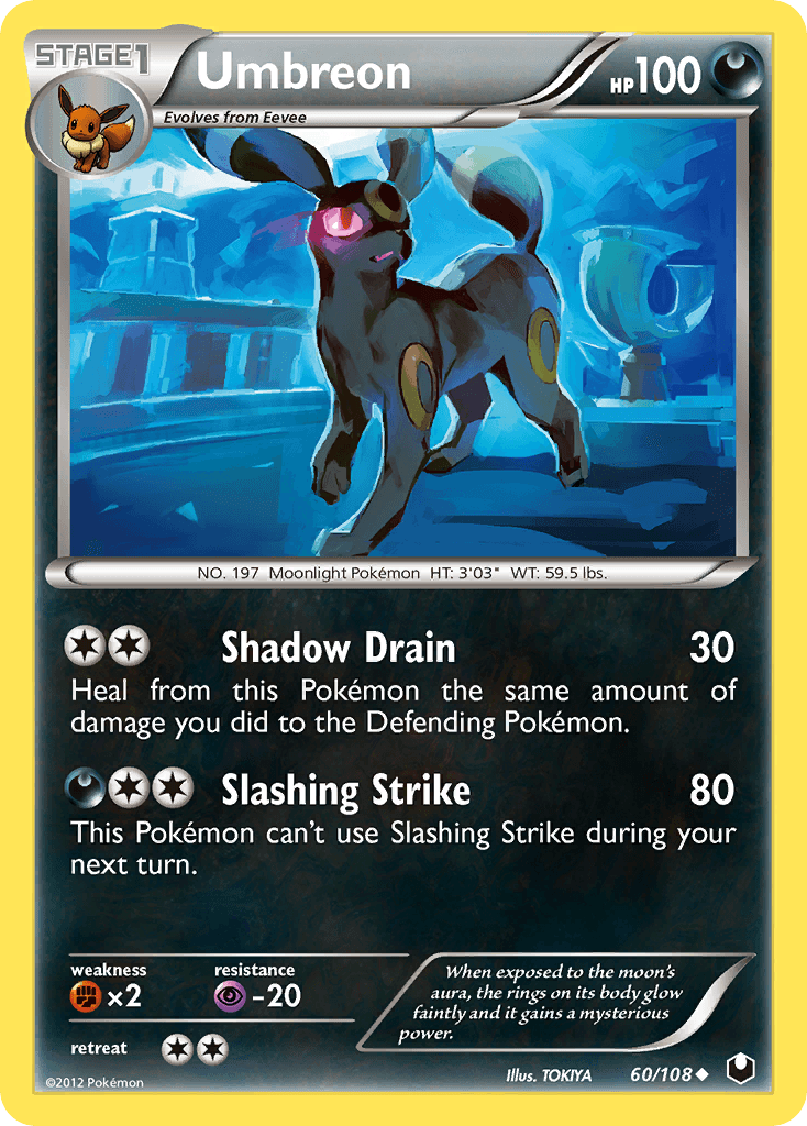 Umbreon (60/108) [Black & White: Dark Explorers] - Doe's Cards