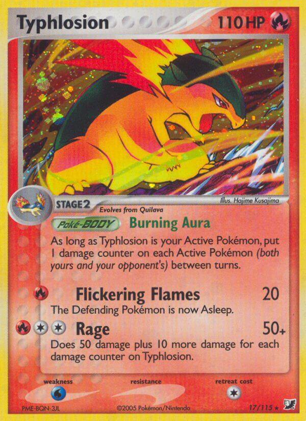 Typhlosion(17/115) (Theme Deck Exclusive) [EX: Unseen Forces] - Doe's Cards