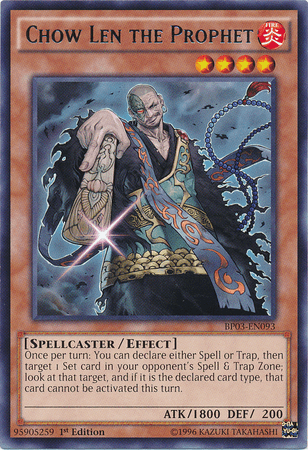 Chow Len the Prophet [BP03-EN093] Rare - Doe's Cards