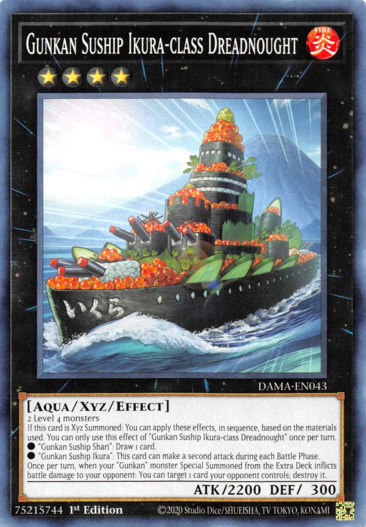 Gunkan Suship Ikura-class Dreadnought [DAMA-EN043] Common - Doe's Cards