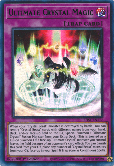 Ultimate Crystal Magic (Green) [LDS1-EN117] Ultra Rare - Doe's Cards