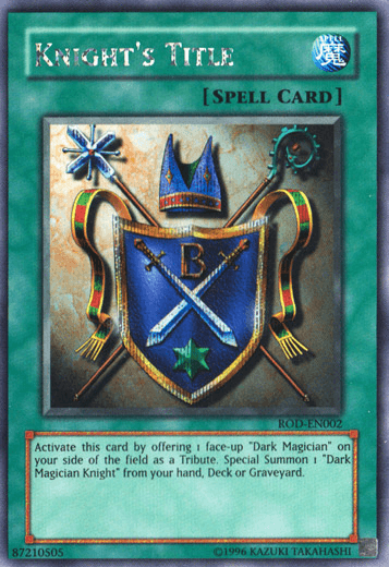 Knight's Title (Reshef of Destruction) [ROD-EN002] Secret Rare - Doe's Cards