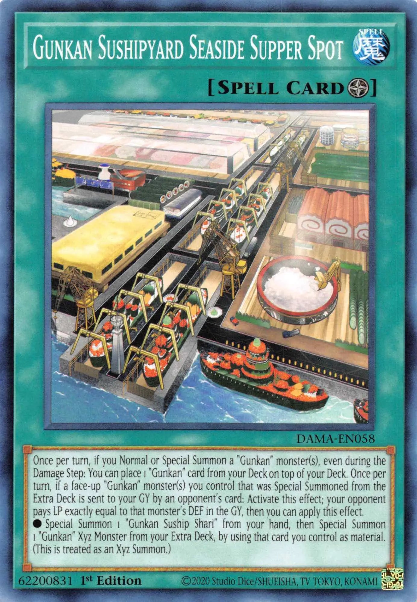 Gunkan Sushipyard Seaside Supper Spot [DAMA-EN058] Common - Doe's Cards