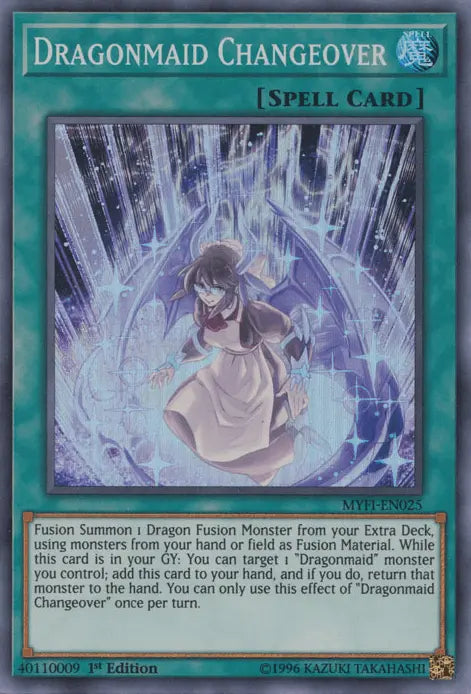Dragonmaid Changeover [MYFI-EN025] Super Rare - Doe's Cards