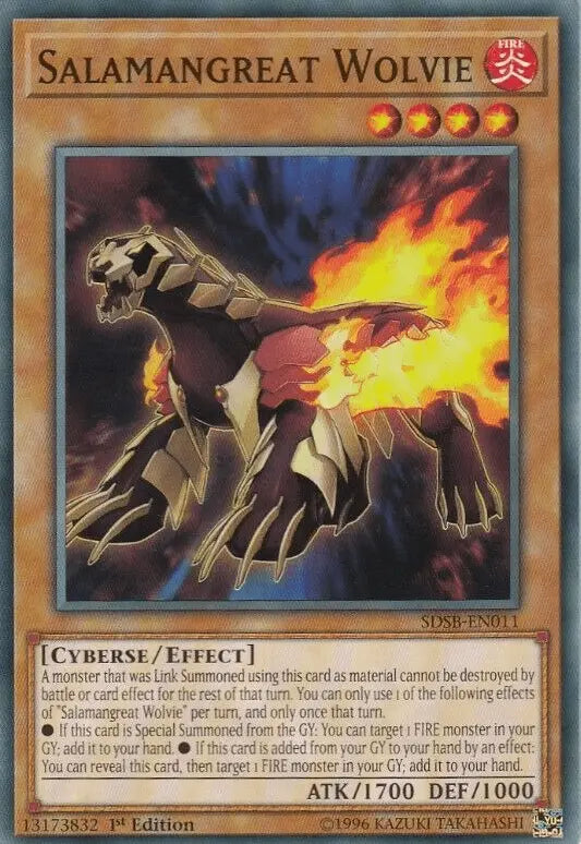 Salamangreat Wolvie [SDSB-EN011] Common - Doe's Cards