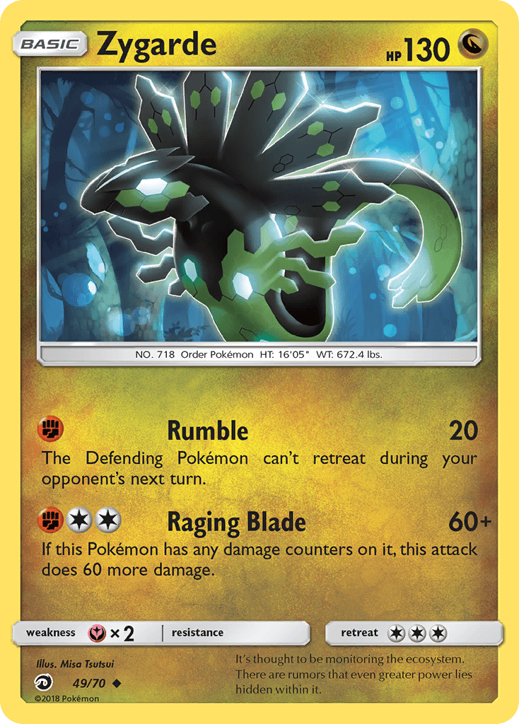 Zygarde (49/70) [Sun & Moon: Dragon Majesty] - Doe's Cards