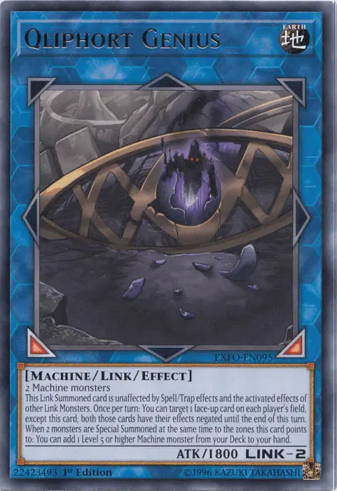 Qliphort Genius [EXFO-EN095] Rare - Doe's Cards