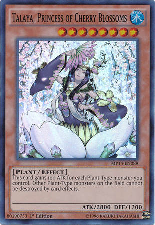 Talaya, Princess of Cherry Blossoms [MP14-EN089] Super Rare - Doe's Cards