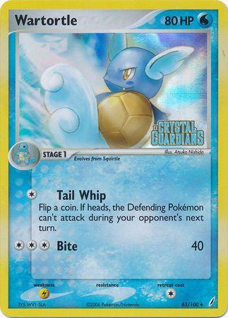 Wartortle (43/100) (Stamped) [EX: Crystal Guardians] - Doe's Cards