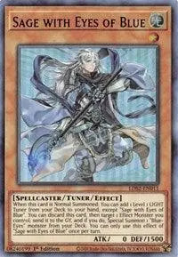 Sage with Eyes of Blue (Purple) [LDS2-EN011] Ultra Rare - Doe's Cards