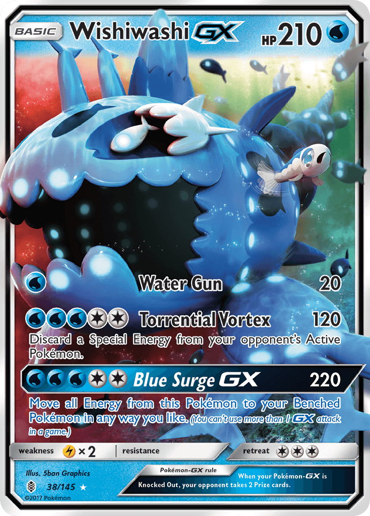 Wishiwashi GX (38/145) [Sun & Moon: Guardians Rising] - Doe's Cards