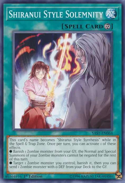 Shiranui Style Solemnity [SAST-EN064] Common - Doe's Cards