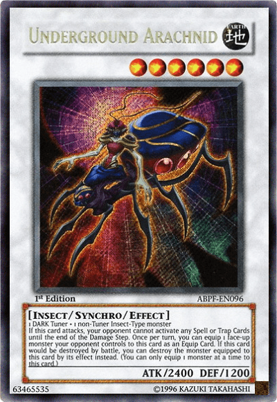 Underground Arachnid [ABPF-EN096] Secret Rare - Doe's Cards