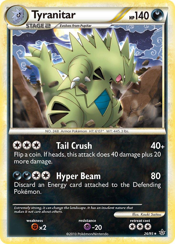 Tyranitar (26/95) (Theme Deck Exclusive) [HeartGold & SoulSilver: Unleashed] - Doe's Cards