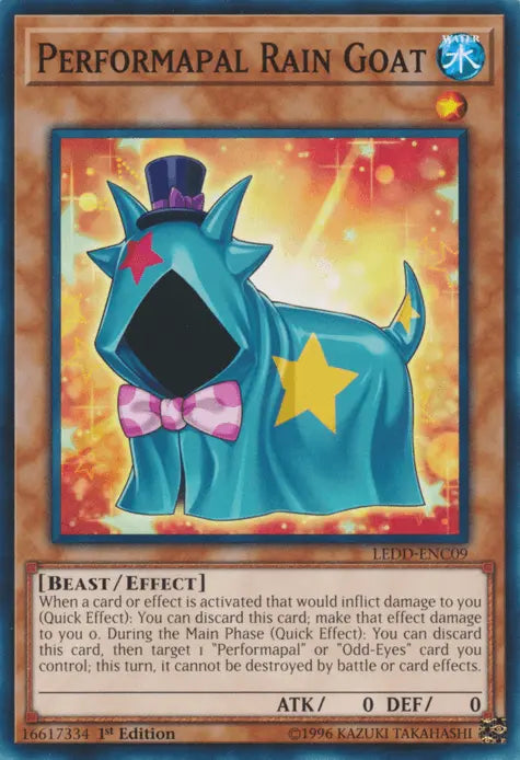 Performapal Rain Goat [LEDD-ENC09] Common - Doe's Cards