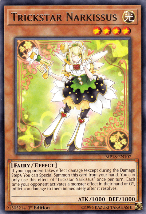 Trickstar Narkissus [MP18-EN107] Rare - Doe's Cards