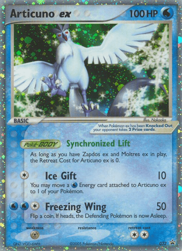 Articuno ex (032) [Nintendo: Black Star Promos] - Doe's Cards