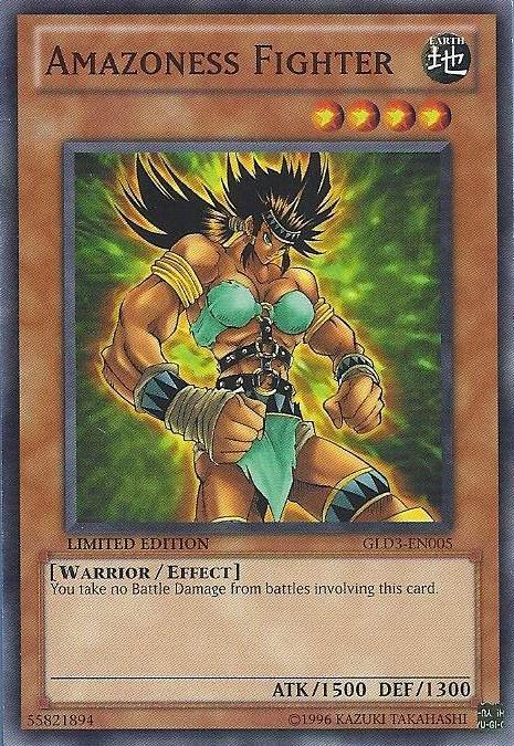 Amazoness Fighter [GLD3-EN005] Common - Doe's Cards