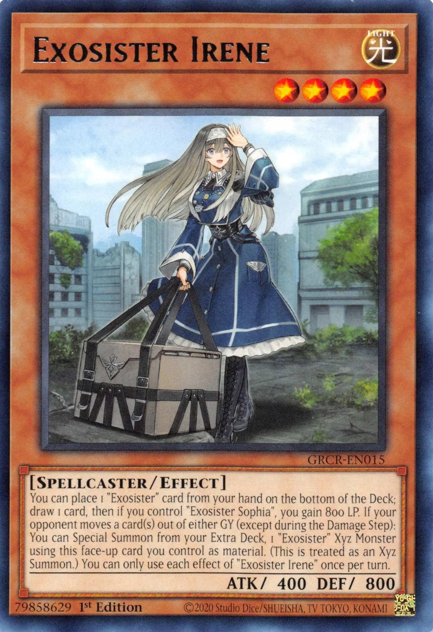Exosister Irene [GRCR-EN015] Rare - Doe's Cards